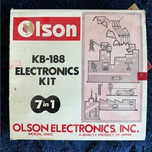 Vintage 1980s KB-188 Electronics Kit, Made in Japan